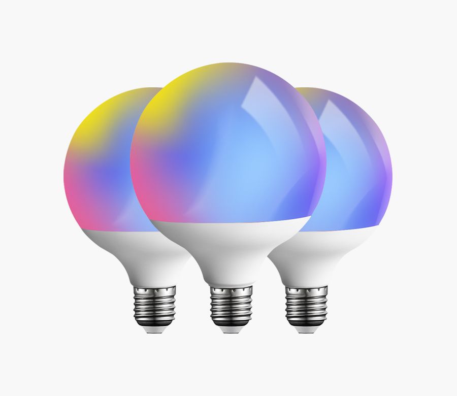 LED RGB BULB LIGHT G95 20W
