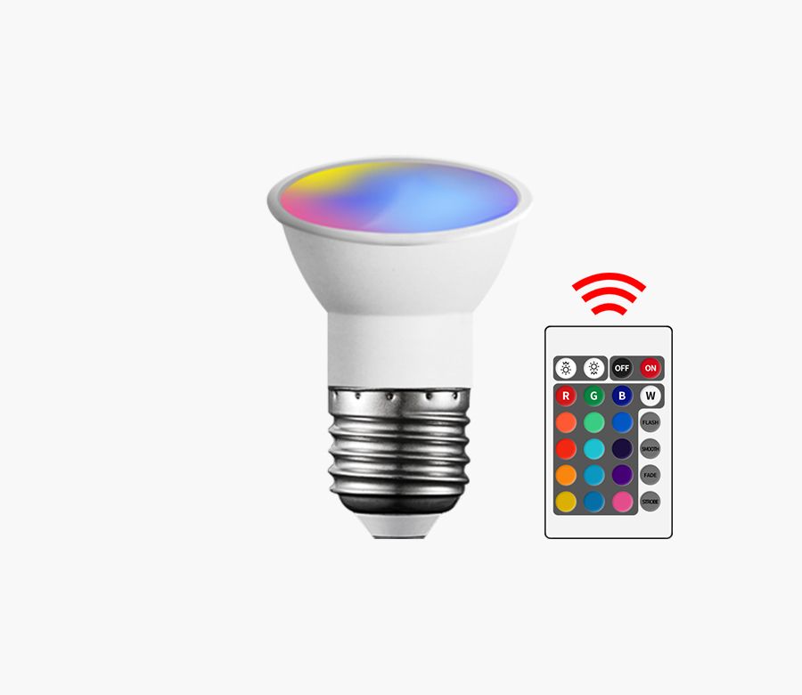 LED RGB灯泡Light GU10 MR16 6W